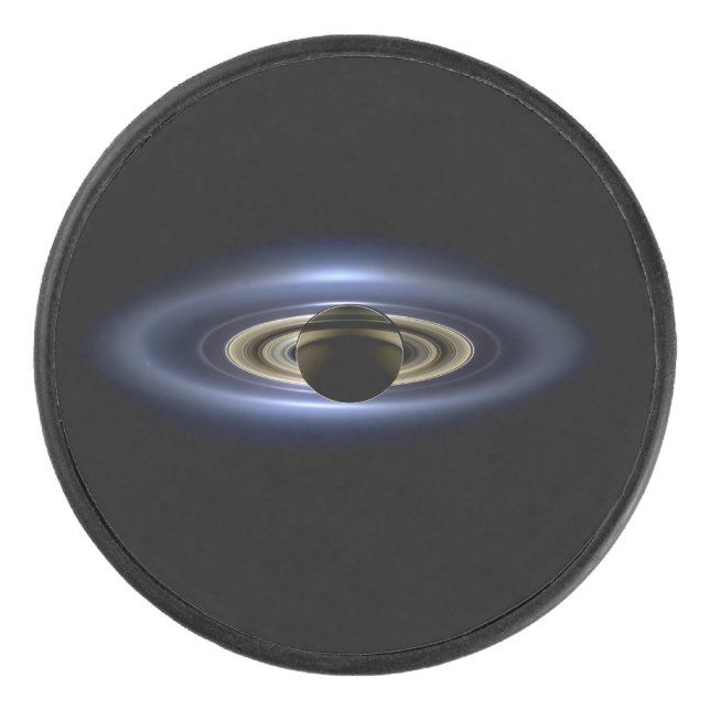 Palet De Hockey Saturne a éclipsé le Soleil depuis l'orbiteur Cass (Devant)