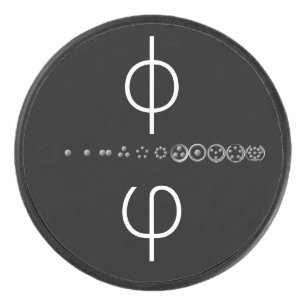 Palet De Hockey Séquence Centesimal 12chiffres Fibonacci par K Yon