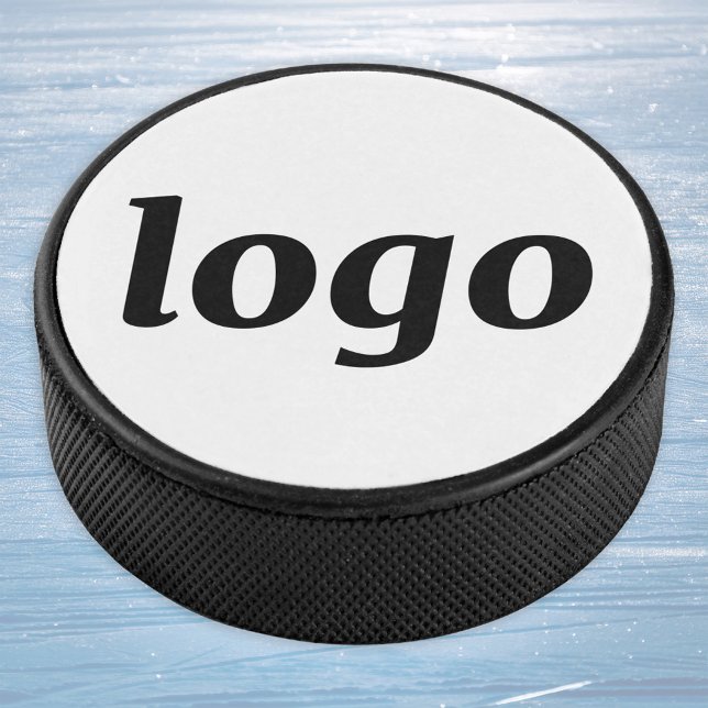 Palet De Hockey Simple Logo Branding Business Promotional (Simple logo business branding promotional sports team ice hockey puck)
