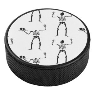Palet De Hockey Skeletons D'Halloween, Baguette Ou Traite, Boo