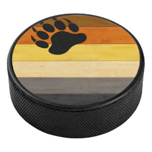Palet De Hockey SlipperyJoe's Bear Pride drapeau de la texture du