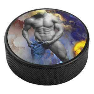 Palet De Hockey SlipperyJoe's Homme torse nu abs sixpack mettre