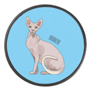 Palet De Hockey Sphynx cat