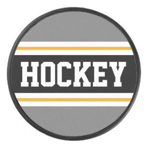 Palet De Hockey Sporty Gris Gris Noir HOCKEY Stripes De Course