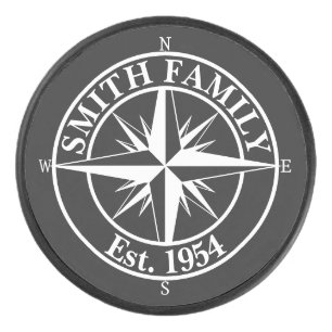 Palet De Hockey Symbole personnalisable du monogramme étoile de la