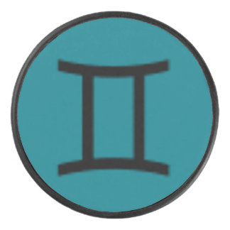 Palet De Hockey Symbole Zodiaque Gemini Standard par Kenneth Yonci