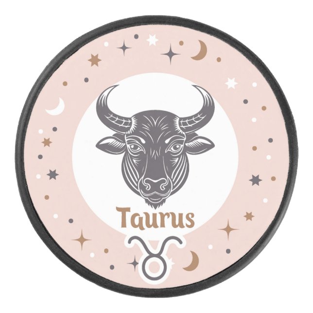 Palet De Hockey SYMBOLE Zodiaque Taurus (Devant)