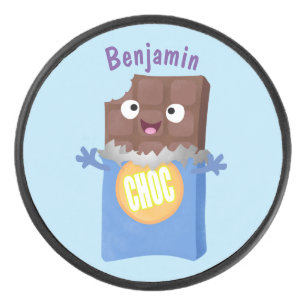 Palet De Hockey Sympa chocolat chocolat bonbon bar personnage de d