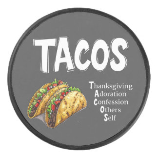 Palet De Hockey TACOS Prière Puck
