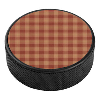 Palet De Hockey Tan Tartan Hockey Puck