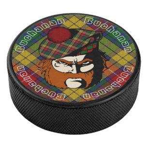 Palet De Hockey Tartan du clan de guerrier écossais Buchanan