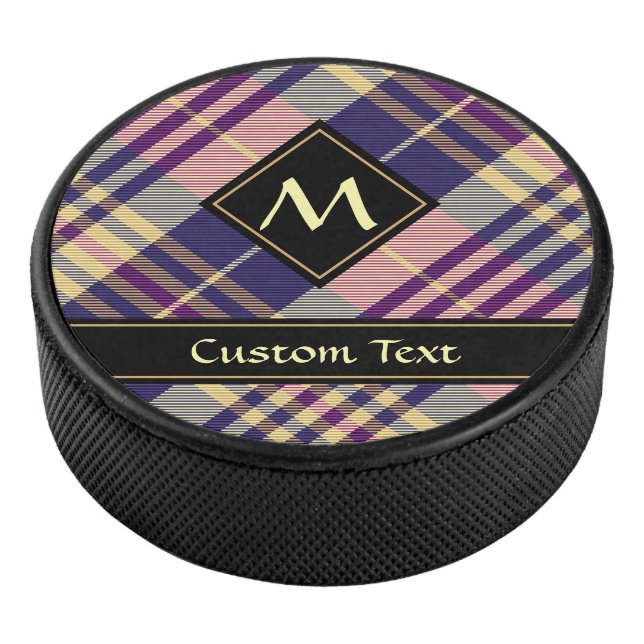 Palet De Hockey Tartan mauve, or et bleu (3/4/2016 12:00:00 AM)