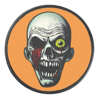 Palet De Hockey Tête de zombie