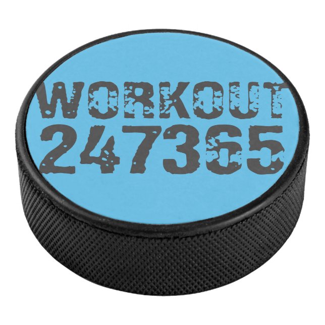 Palet De Hockey Texte usé et rayé Workout 247365 bleu (3/4/2016 12:00:00 AM)