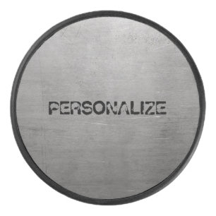Palet De Hockey Texture balayée en métal