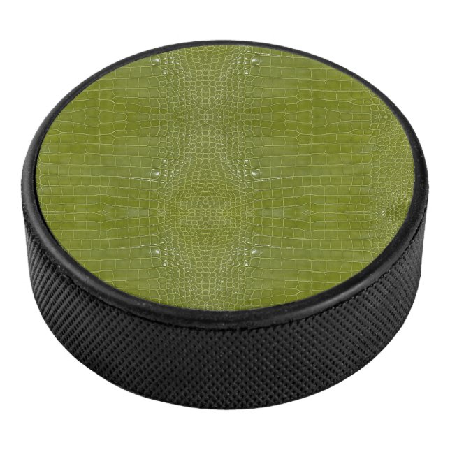 Palet De Hockey Texture de l'alligator vert citron (3/4/2016 12:00:00 AM)
