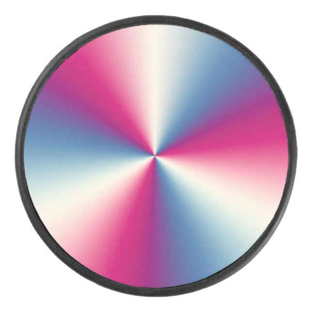 Palet De Hockey Texture métallique brillante (Devant)