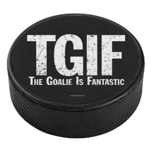 Palet De Hockey TGIF : Le gardien de but est fantastique (hockey)