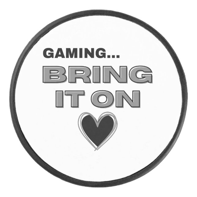 Palet De Hockey The Gamer  (Devant)