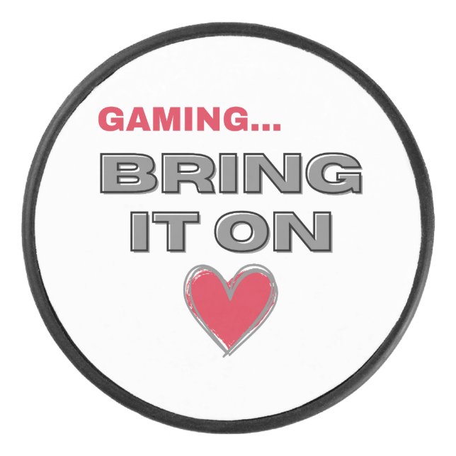 Palet De Hockey The Gamer  (Devant)