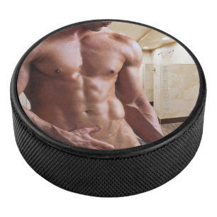 Palet De Hockey Torse d'homme musclé torse nu sixpack de SlipperyJ