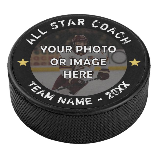 Palet De Hockey TOUT STAR COACH Photo Votre texte et votre couleur (3/4/2016 12:00:00 AM)
