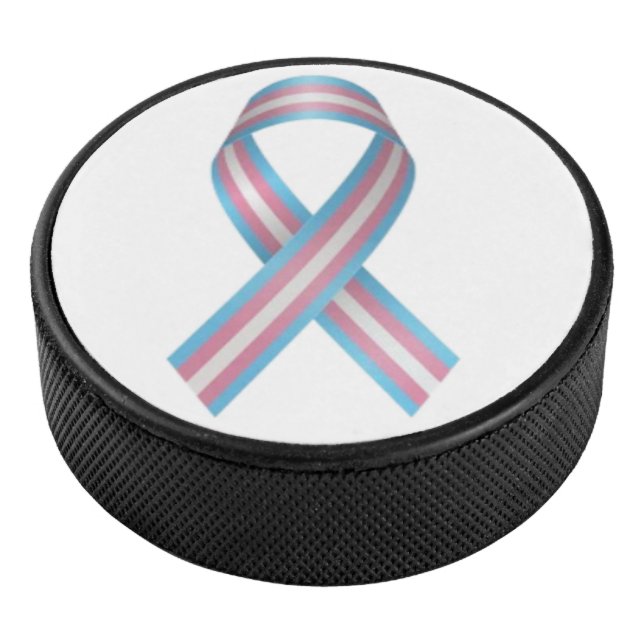 Palet De Hockey Trans ribbon with white background hockey puck (3/4/2016 12:00:00 AM)
