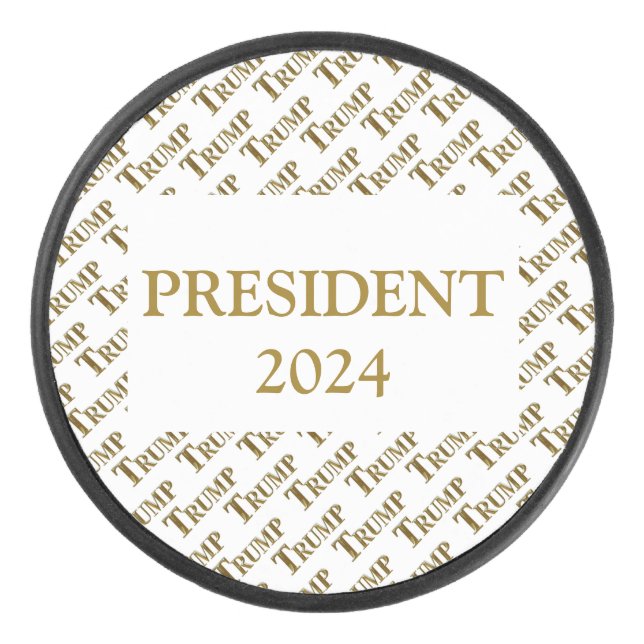 PALET DE HOCKEY TRUMP 2024 (Devant)