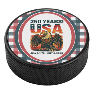 Palet De Hockey USA 250 Years - Patriotic Bald Eagle 4 juillet 202