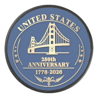 Palet De Hockey USA 250th Anniversary Golden Gate Gold design 