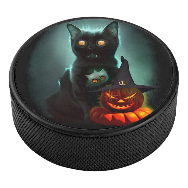 Palet De Hockey Vampire Chat et Assistant Citrouille Halloween Sur (3/4/2016 12:00:00 AM)