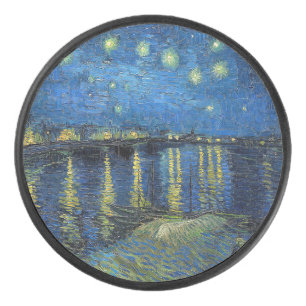 Palet De Hockey Vincent van Gogh - Nuit étoilée sur le Rhône