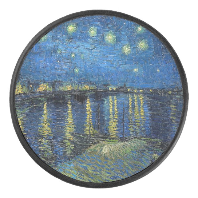 Palet De Hockey Vincent van Gogh - Nuit étoilée sur le Rhône (Devant)