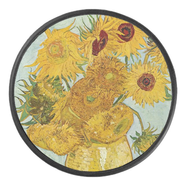 Palet De Hockey Vincent Van Gogh - Vase avec douze tournesols (Devant)