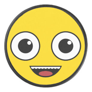 Palet De Hockey Visage heureux superbe
