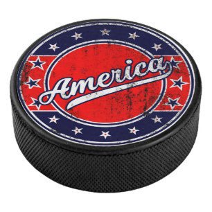 Palet De Hockey Voyageur mondial - Amérique USA Hockey Puck