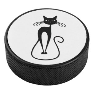 Palet De Hockey Whimsical Skinny Chat noir