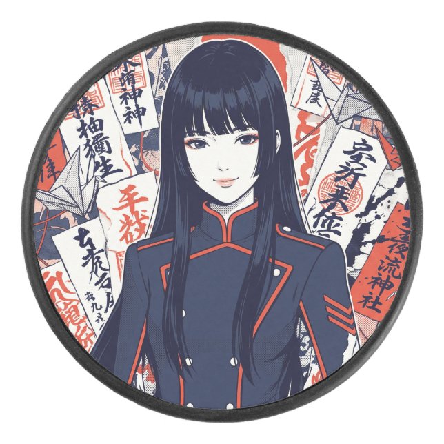 Palet De Hockey Yokai and protective talismans depicted in a Japan (Devant)