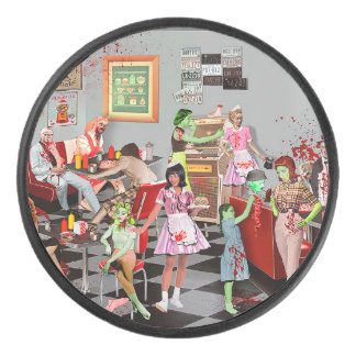 Palet De Hockey Zombie Diner