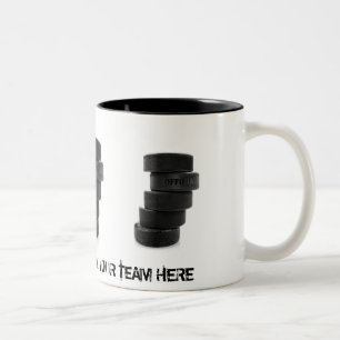 Palets de hockey sur glace ... mug