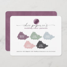 Palette couleur de mariage rose lavande