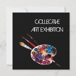 PALETTE D'ART DE COULEUR ARTISTE MONTRER LA GALERI