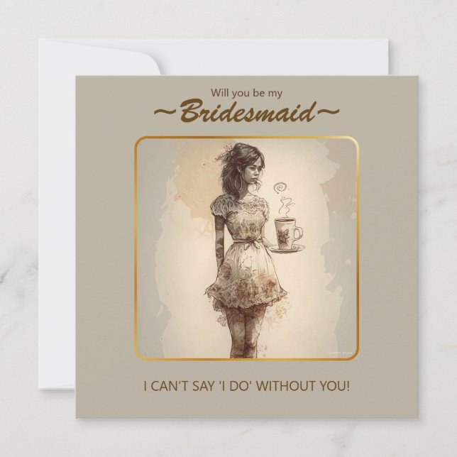 Palette de couleurs Bridesmaid Proposition. (Devant)