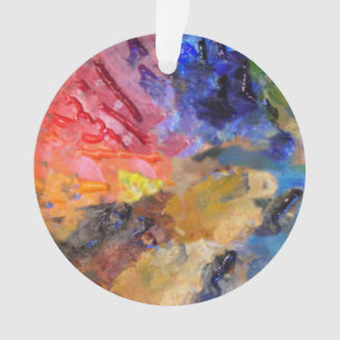 Palette de couleurs de peintre artistique