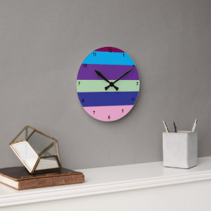 Palette de couleurs Harmony vintage Horloge murale