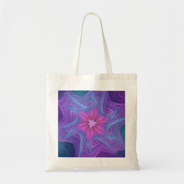 Palette de cyan délicate au sac fourre-tout (Devant)