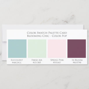 Palette de Mariage couleur chic en floraison