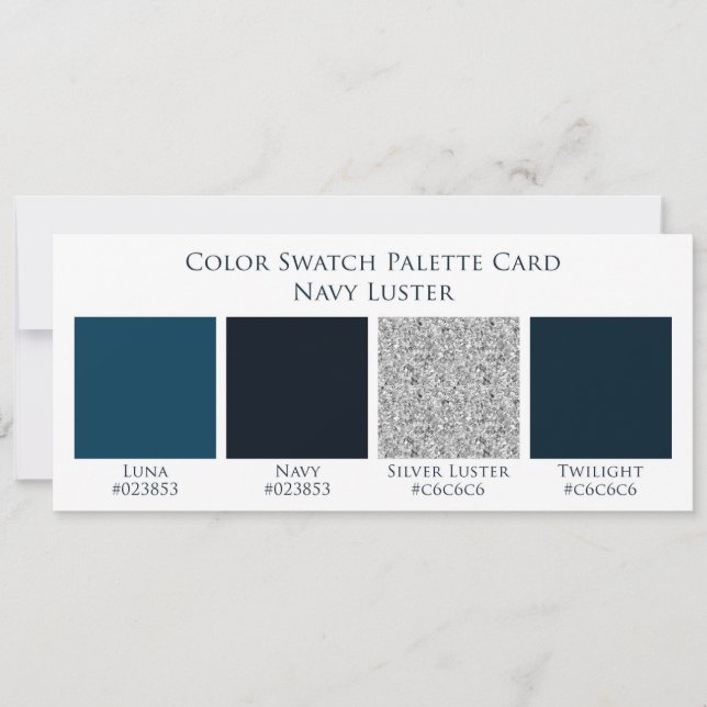 Palette de montre couleur Mariage bleu marine (Devant)