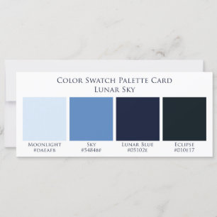 Palette Mariage couleur lunaire Sky Moon