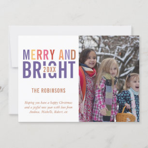 Palette Ultra Violet Carte de Noël Photo